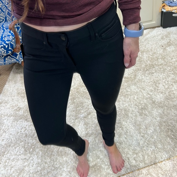 Joe's Jeans Black Mid Rise Ankle Skinny Jeans Sz 26 NWT - Picture 6 of 8